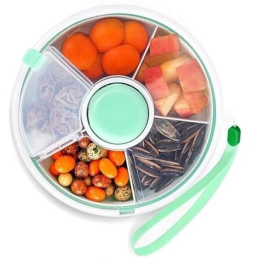 Portable Snack Spinner Bundle Food Storage Container